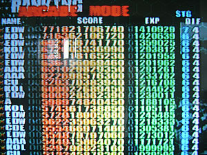 Mars Matrix High Score