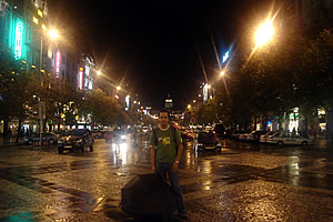 Praga - Praça Venceslau à noite
