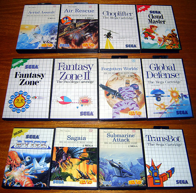 Coleção de Shmups do MASTER SYSTEM - MAI 2010