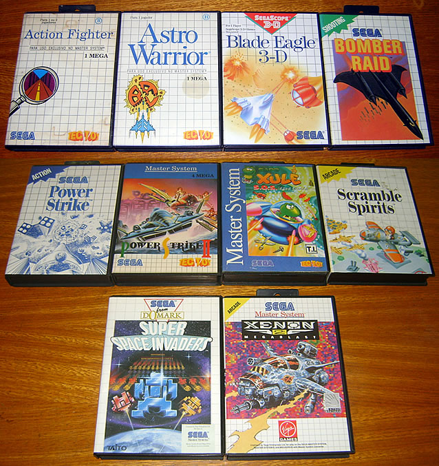 Coleção de Shmups do MASTER SYSTEM - MAI 2010