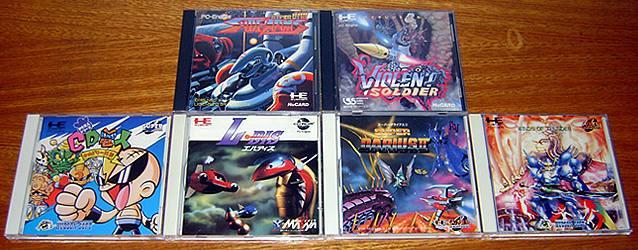 Últimas aquisições de PC Engine + CD - SET 2009